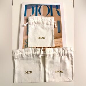 Dior Drawstring Pouch | Dior Beauty Cosmetic Pouch | Jewelry Pouch